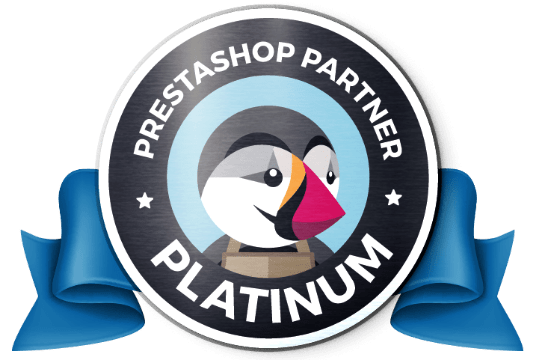 Prestashop platinum partner logo